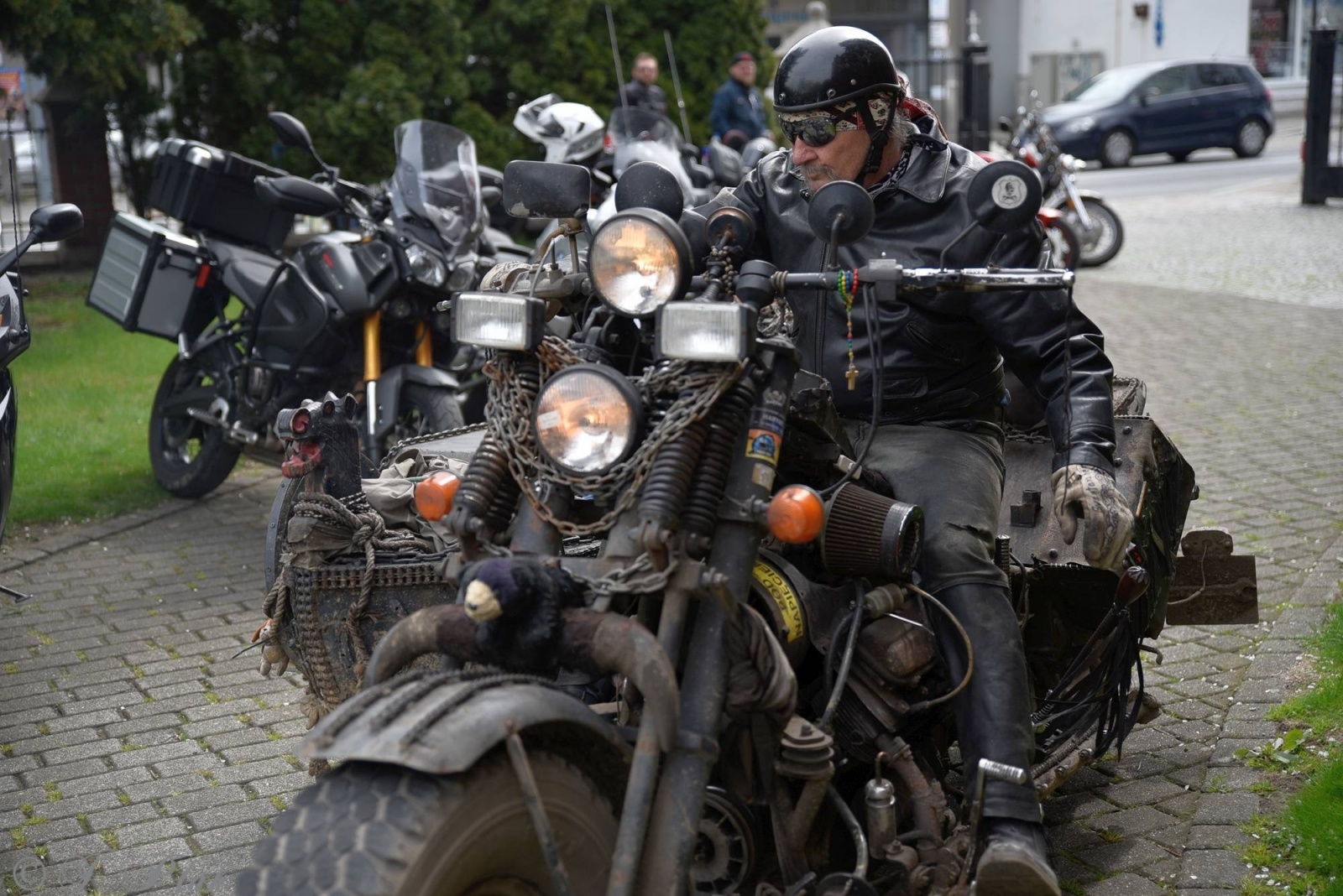 Zdjęcie w galerii na portalu naszraciborz.pl: Bolo i przyjaciele rozpoczęli sezon. Motocykle zjechały na Starą Wieś wiadomości z regionu