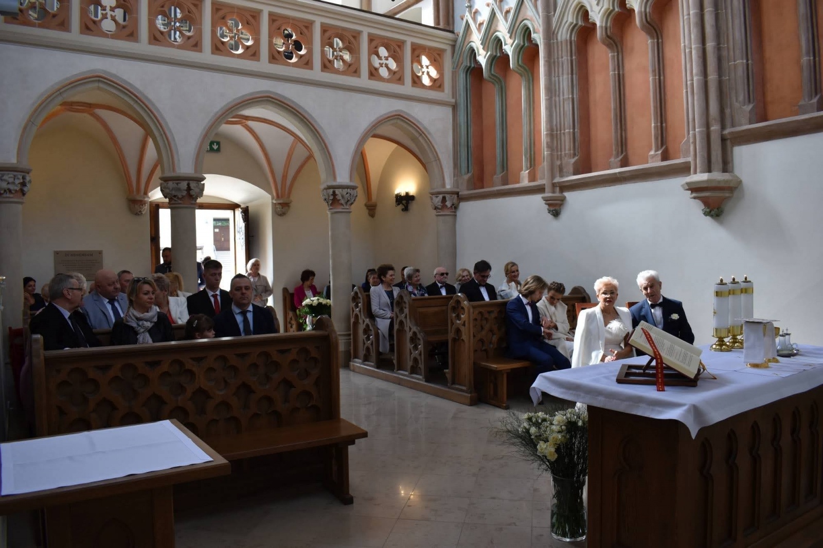 Zdjęcie w galerii na portalu naszraciborz.pl: Złote Gody małżeńskie na zamku w Raciborzu wiadomości z regionu