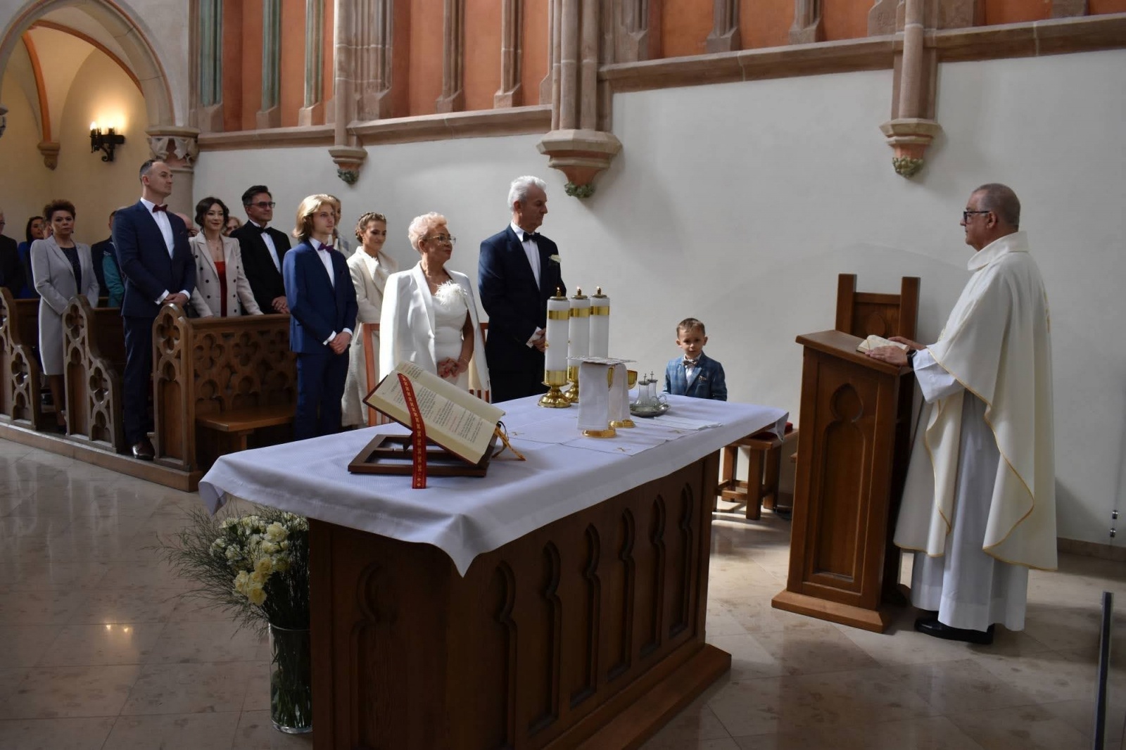 Zdjęcie w galerii na portalu naszraciborz.pl: Złote Gody małżeńskie na zamku w Raciborzu wiadomości z regionu