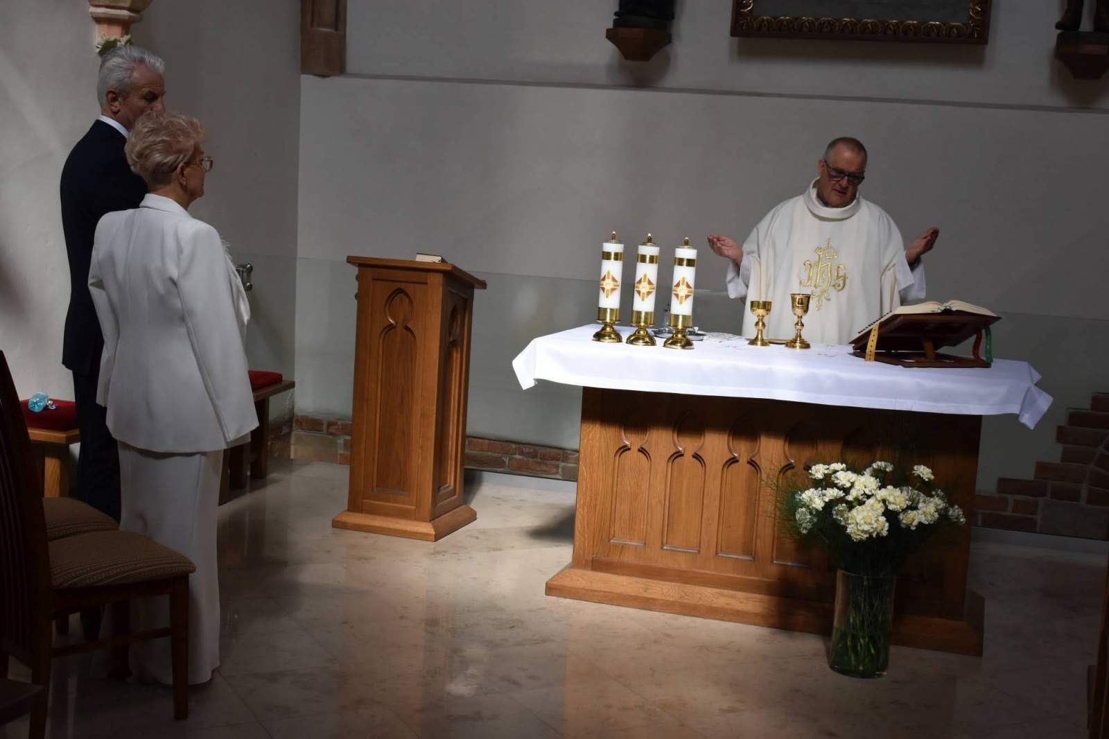 Zdjęcie w galerii na portalu naszraciborz.pl: Złote Gody małżeńskie na zamku w Raciborzu wiadomości z regionu