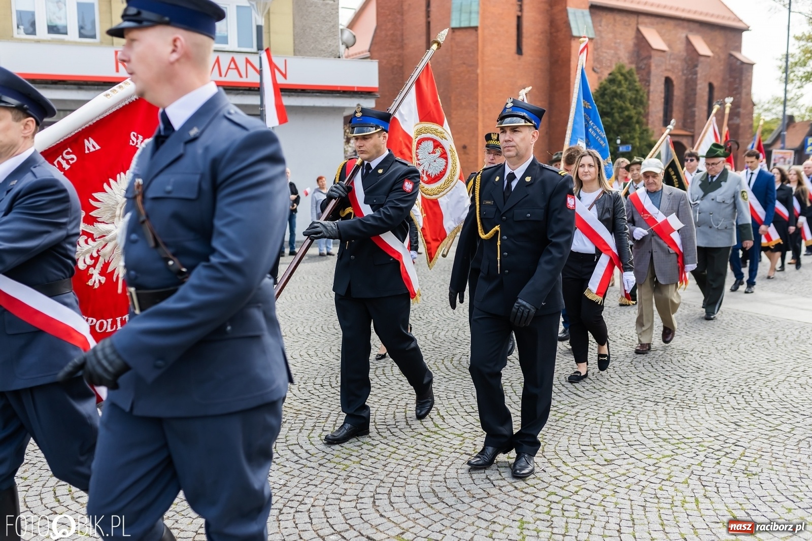 Zdjęcie w galerii na portalu naszraciborz.pl: Raciborskie obchody Święta Trzeciego Maja [FOTO i WIDEO] wiadomości z regionu
