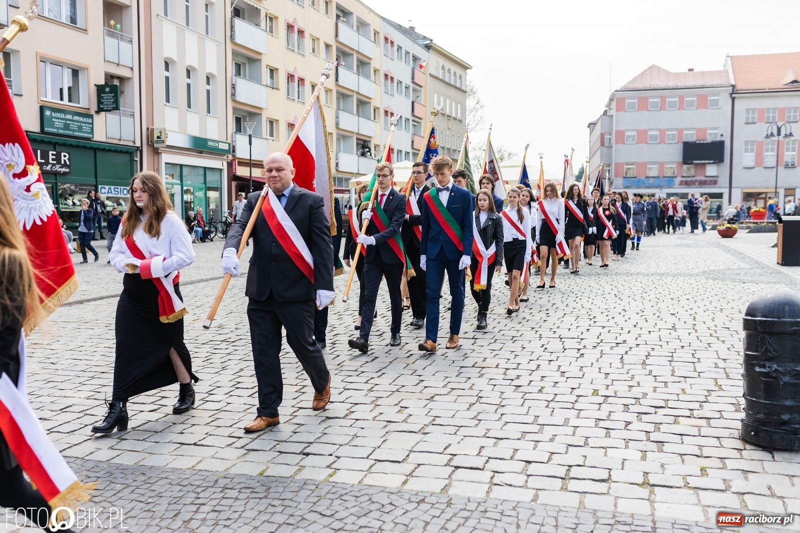 Zdjęcie w galerii na portalu naszraciborz.pl: Raciborskie obchody Święta Trzeciego Maja [FOTO i WIDEO] wiadomości z regionu