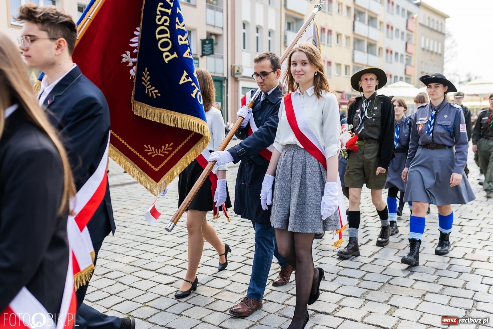 Zdjęcie w galerii na portalu naszraciborz.pl: Raciborskie obchody Święta Trzeciego Maja [FOTO i WIDEO] wiadomości z regionu