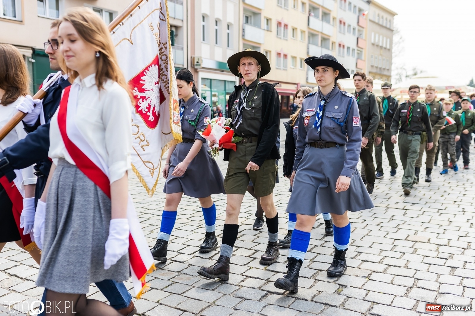 Zdjęcie w galerii na portalu naszraciborz.pl: Raciborskie obchody Święta Trzeciego Maja [FOTO i WIDEO] wiadomości z regionu