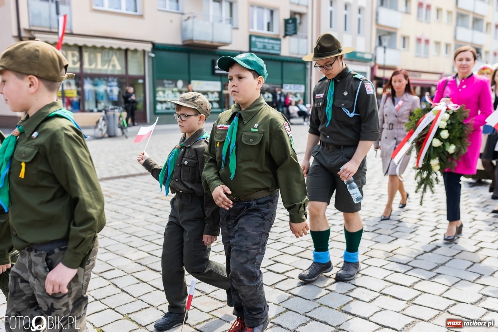Zdjęcie w galerii na portalu naszraciborz.pl: Raciborskie obchody Święta Trzeciego Maja [FOTO i WIDEO] wiadomości z regionu