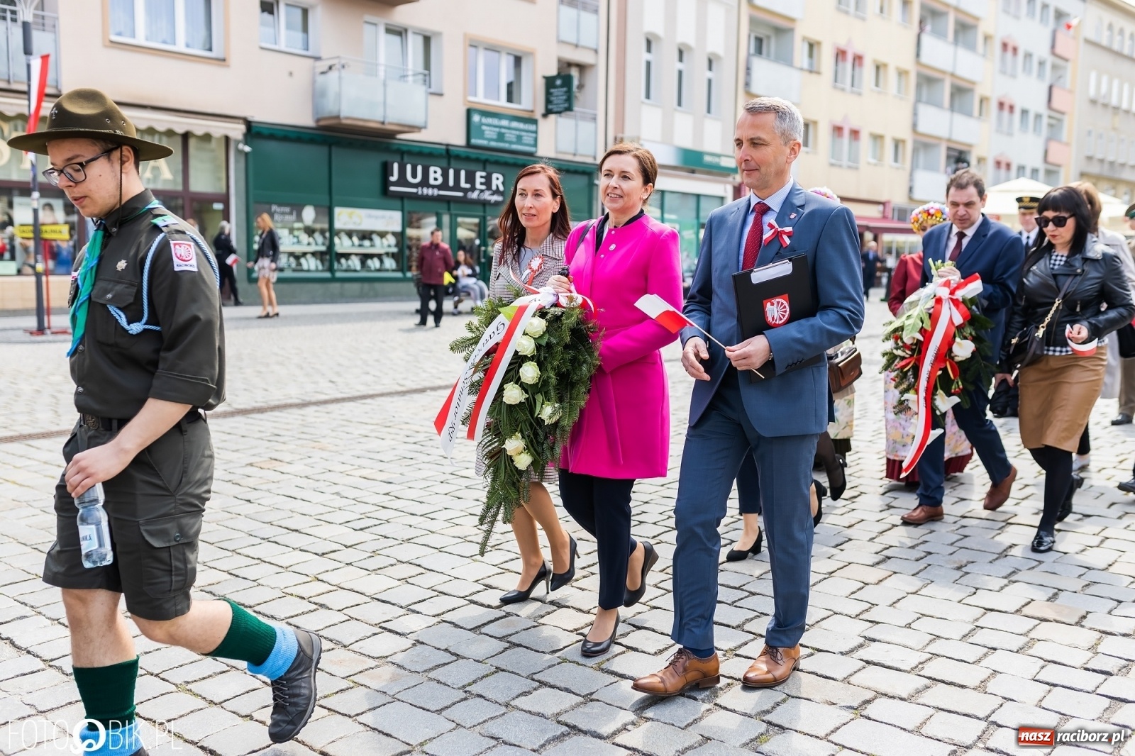 Zdjęcie w galerii na portalu naszraciborz.pl: Raciborskie obchody Święta Trzeciego Maja [FOTO i WIDEO] wiadomości z regionu