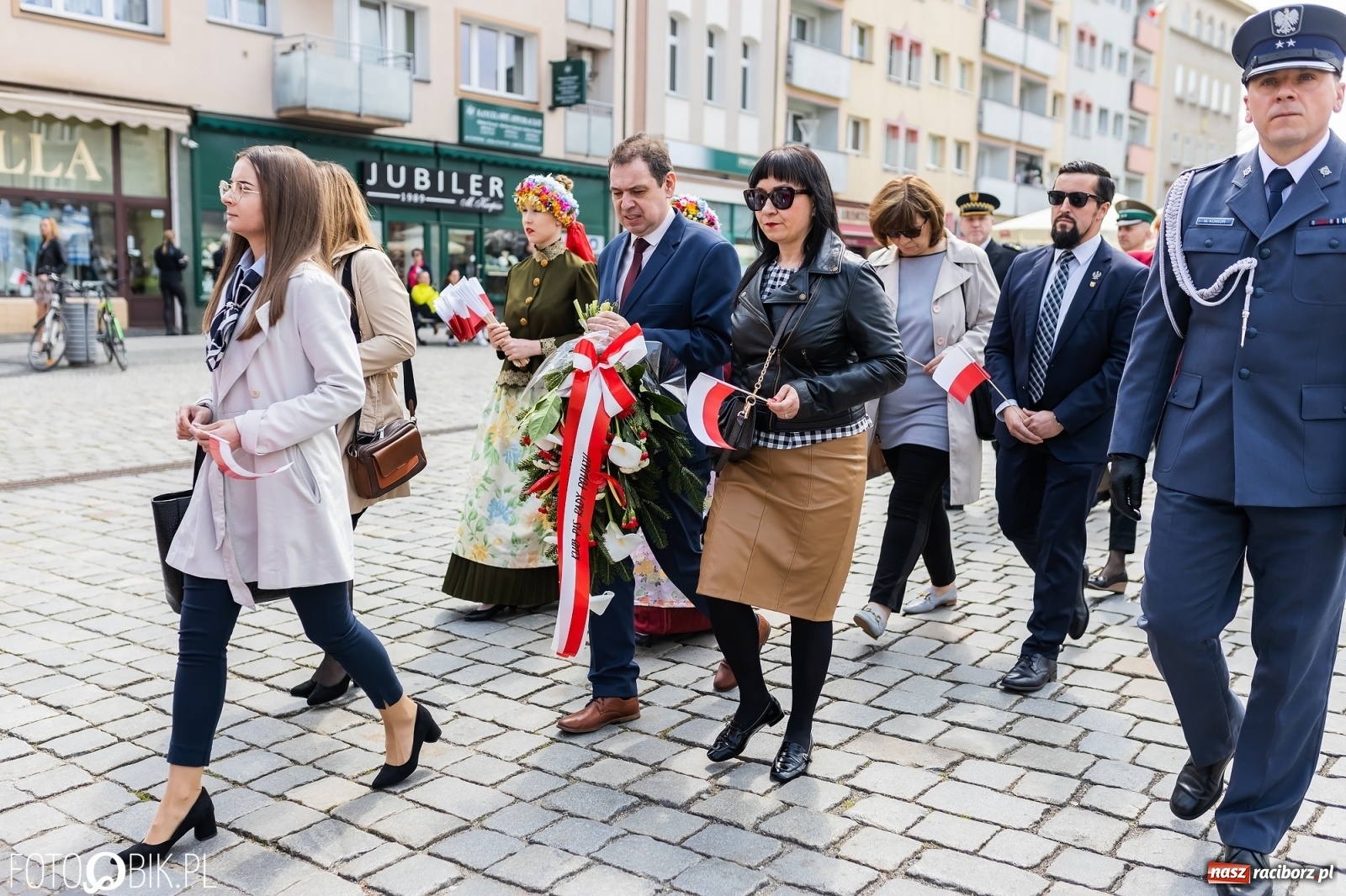 Zdjęcie w galerii na portalu naszraciborz.pl: Raciborskie obchody Święta Trzeciego Maja [FOTO i WIDEO] wiadomości z regionu