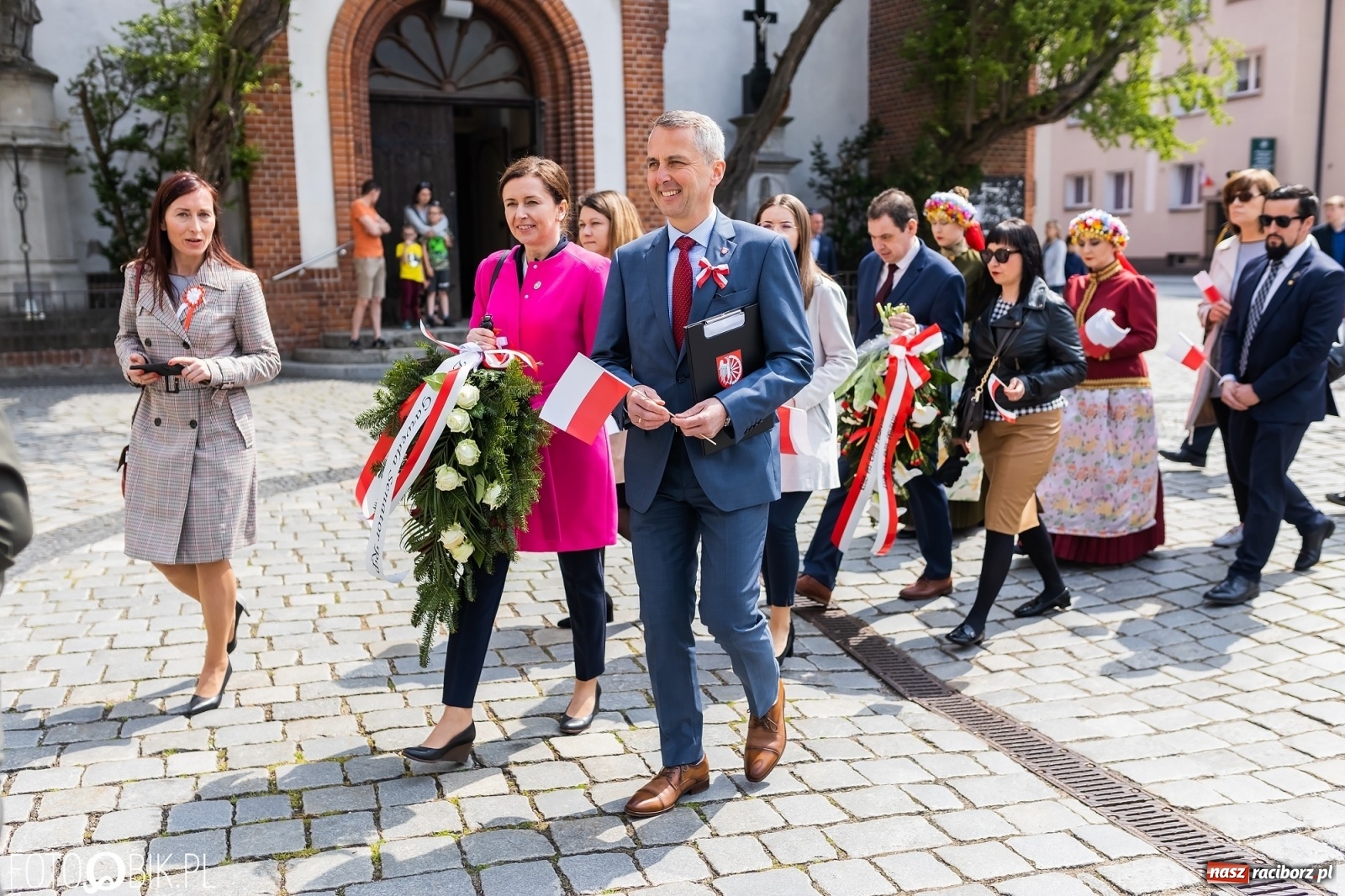 Zdjęcie w galerii na portalu naszraciborz.pl: Raciborskie obchody Święta Trzeciego Maja [FOTO i WIDEO] wiadomości z regionu