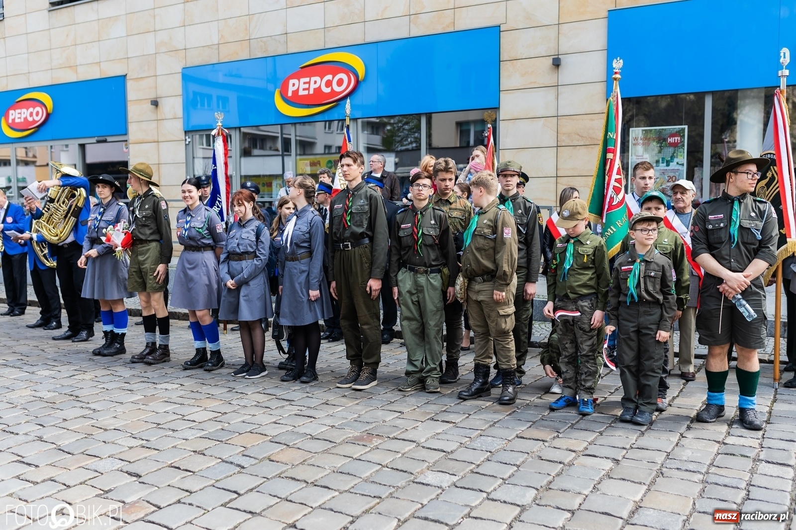 Zdjęcie w galerii na portalu naszraciborz.pl: Raciborskie obchody Święta Trzeciego Maja [FOTO i WIDEO] wiadomości z regionu