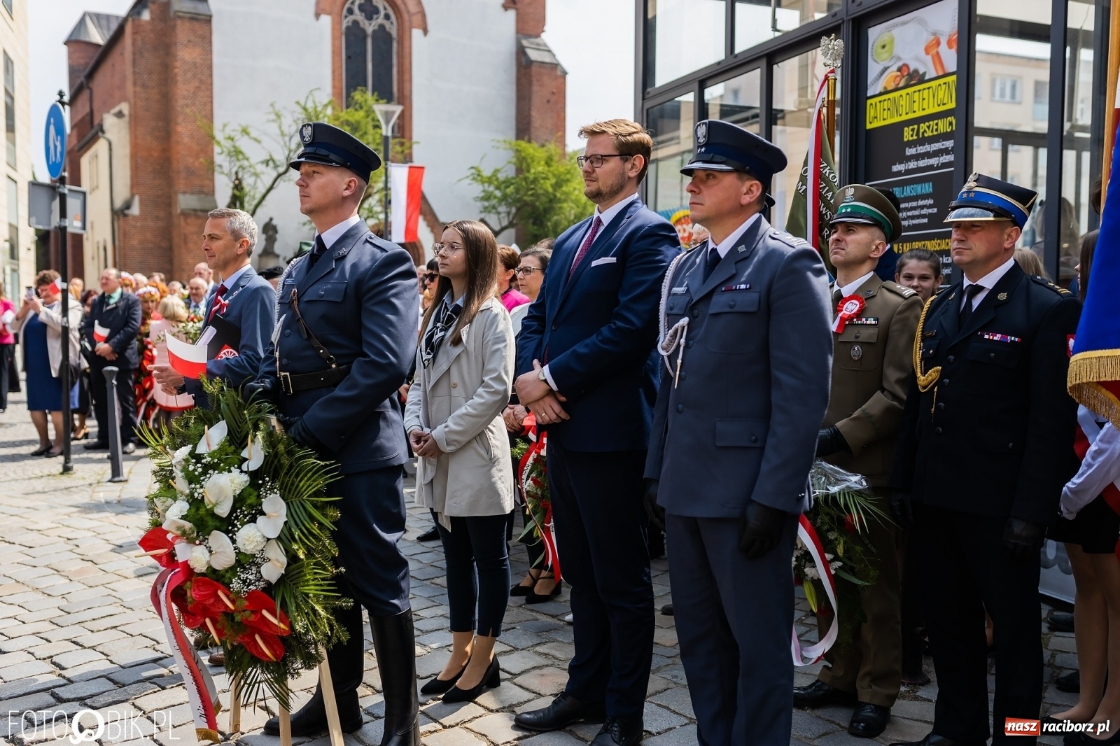 Zdjęcie w galerii na portalu naszraciborz.pl: Raciborskie obchody Święta Trzeciego Maja [FOTO i WIDEO] wiadomości z regionu