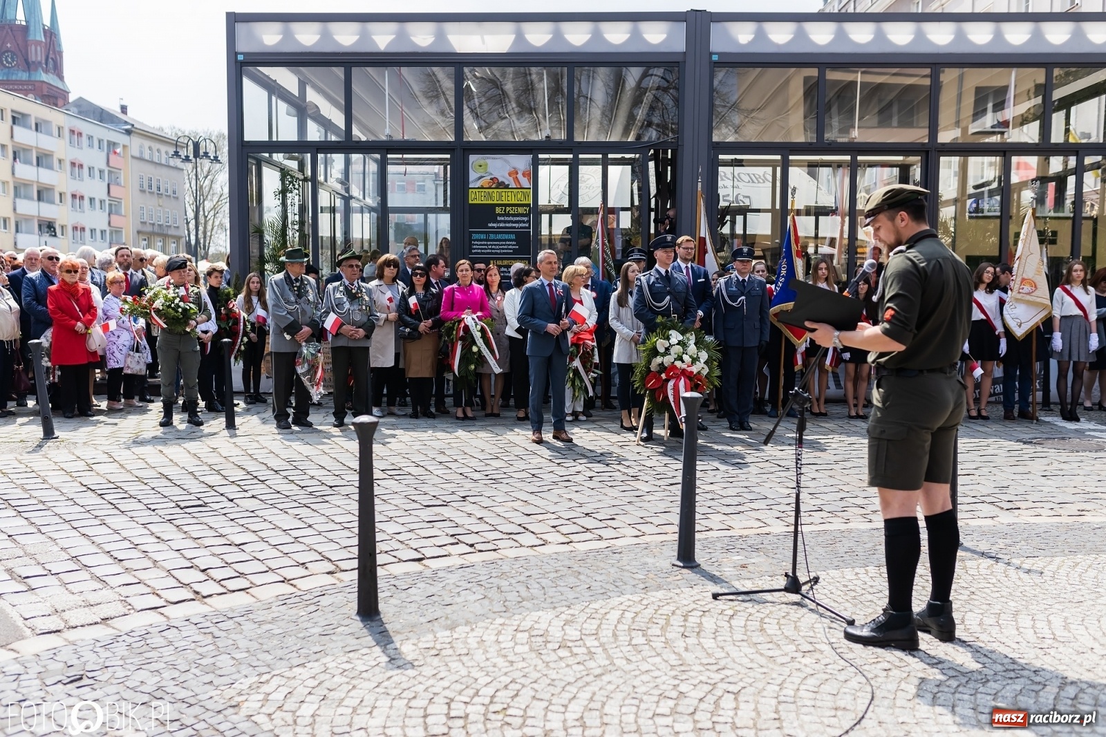 Zdjęcie w galerii na portalu naszraciborz.pl: Raciborskie obchody Święta Trzeciego Maja [FOTO i WIDEO] wiadomości z regionu