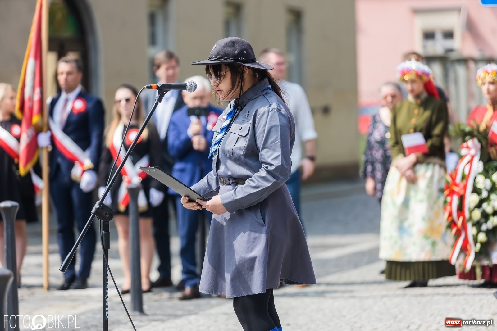 Zdjęcie w galerii na portalu naszraciborz.pl: Raciborskie obchody Święta Trzeciego Maja [FOTO i WIDEO] wiadomości z regionu