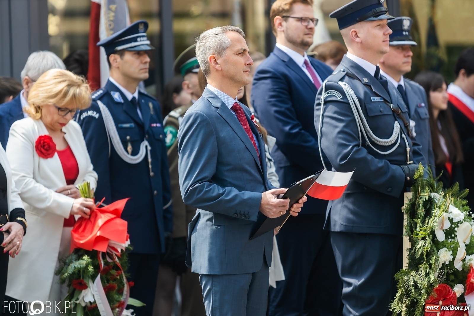 Zdjęcie w galerii na portalu naszraciborz.pl: Raciborskie obchody Święta Trzeciego Maja [FOTO i WIDEO] wiadomości z regionu