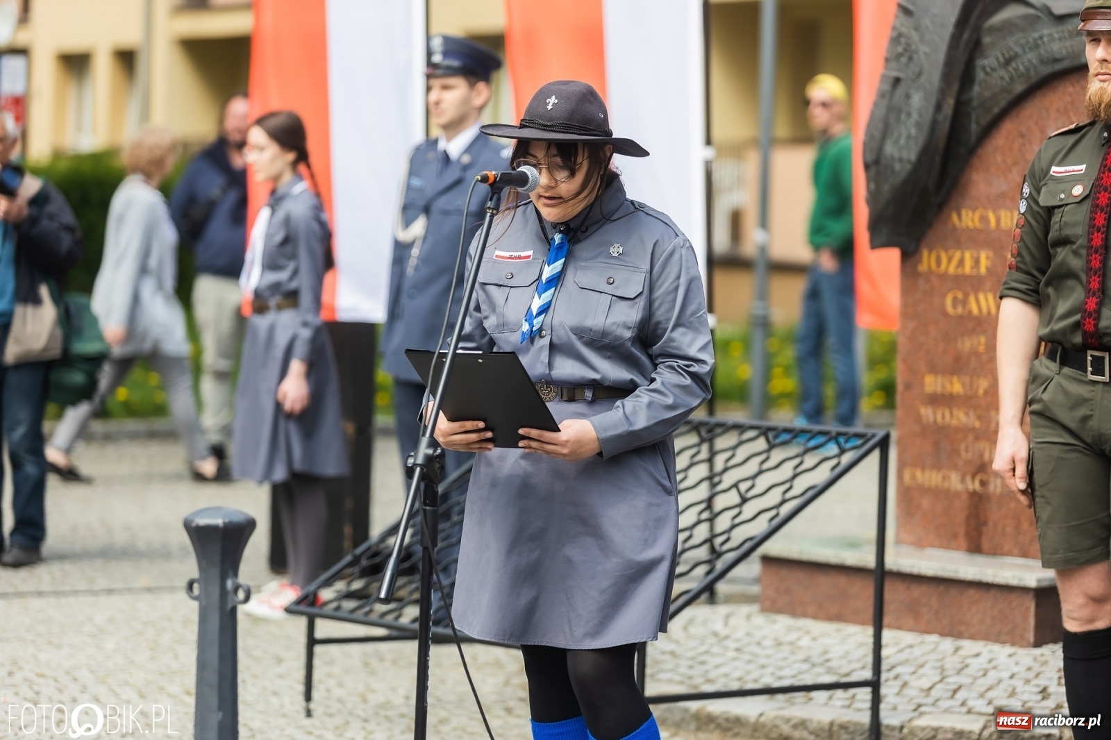 Zdjęcie w galerii na portalu naszraciborz.pl: Raciborskie obchody Święta Trzeciego Maja [FOTO i WIDEO] wiadomości z regionu