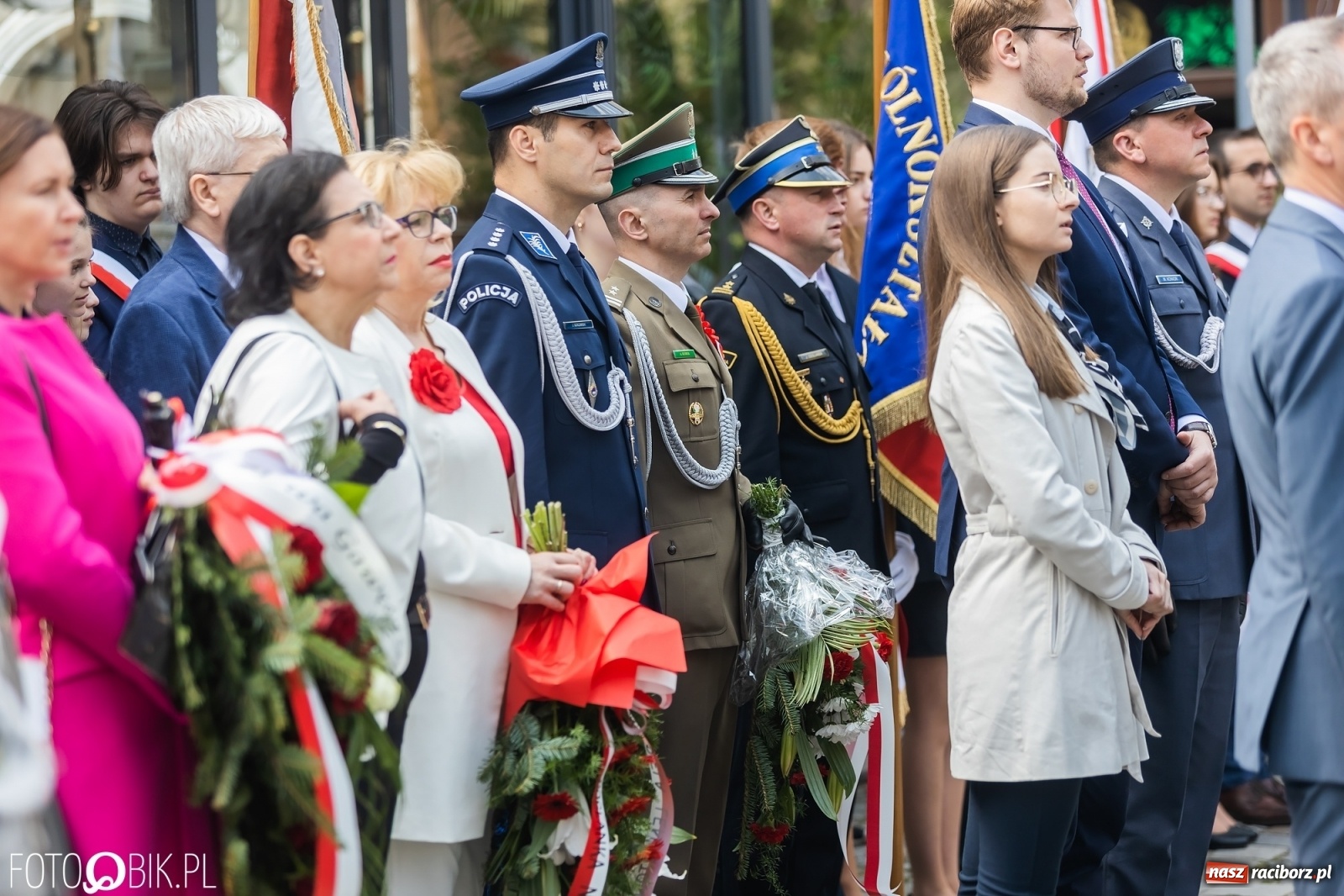 Zdjęcie w galerii na portalu naszraciborz.pl: Raciborskie obchody Święta Trzeciego Maja [FOTO i WIDEO] wiadomości z regionu