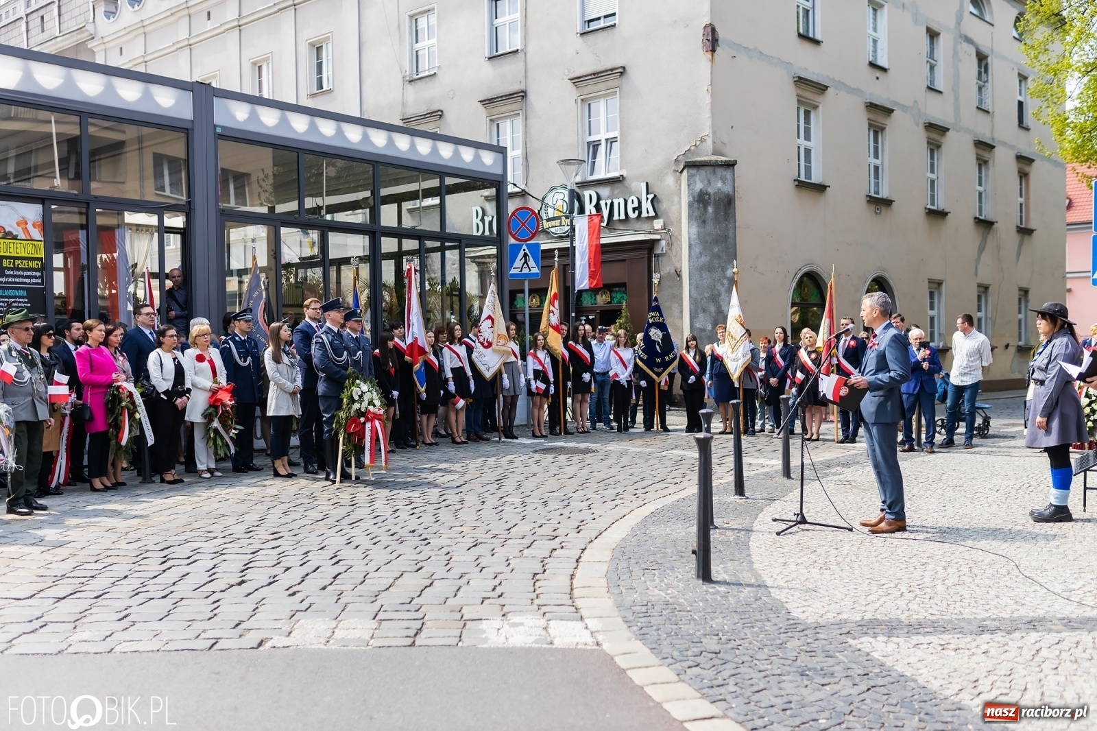 Zdjęcie w galerii na portalu naszraciborz.pl: Raciborskie obchody Święta Trzeciego Maja [FOTO i WIDEO] wiadomości z regionu