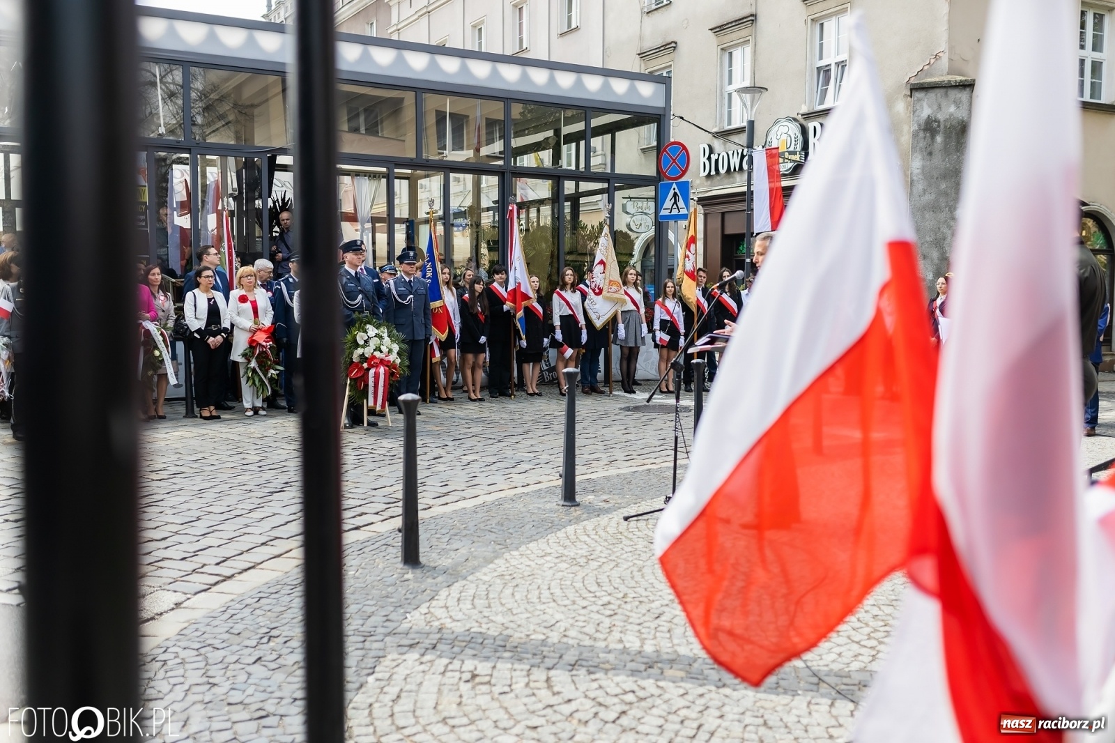 Zdjęcie w galerii na portalu naszraciborz.pl: Raciborskie obchody Święta Trzeciego Maja [FOTO i WIDEO] wiadomości z regionu