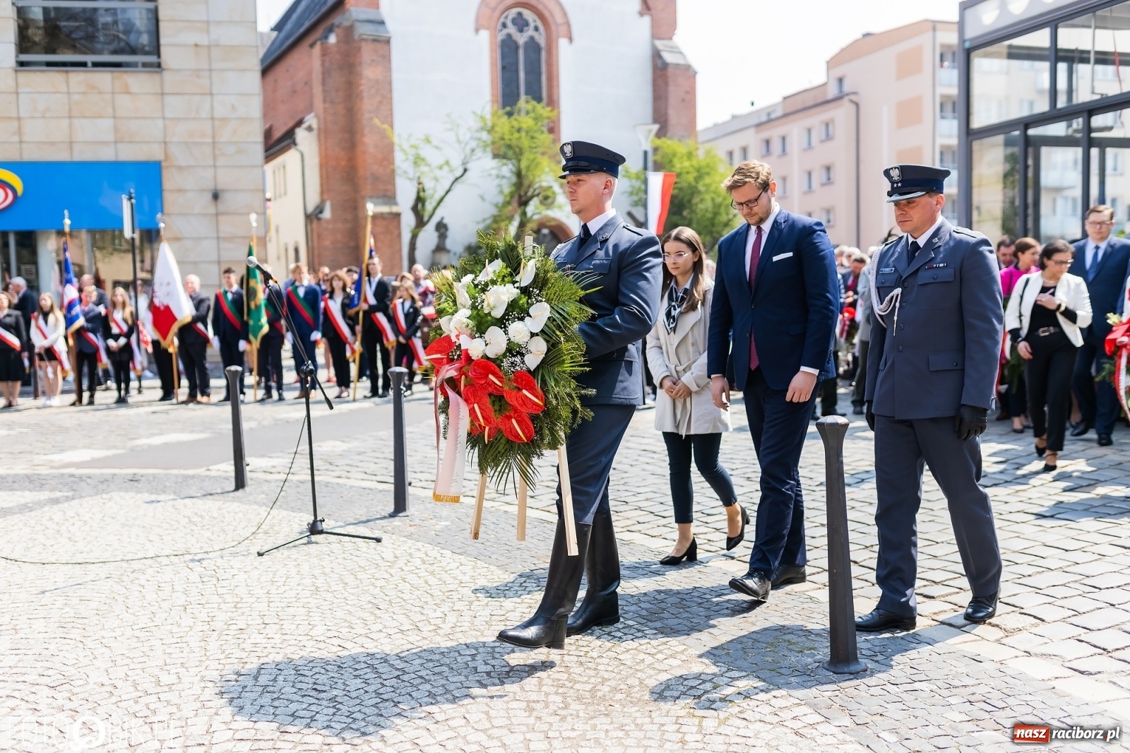 Zdjęcie w galerii na portalu naszraciborz.pl: Raciborskie obchody Święta Trzeciego Maja [FOTO i WIDEO] wiadomości z regionu