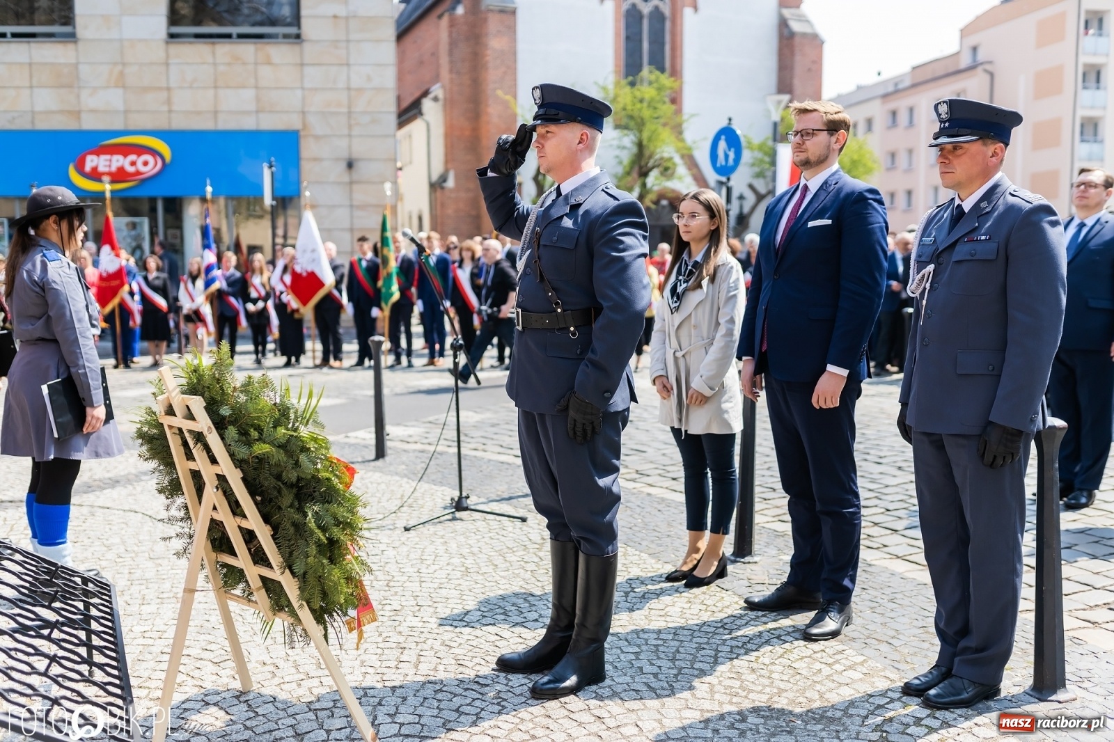 Zdjęcie w galerii na portalu naszraciborz.pl: Raciborskie obchody Święta Trzeciego Maja [FOTO i WIDEO] wiadomości z regionu