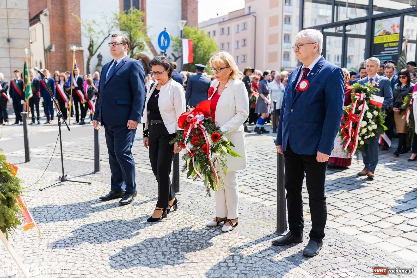 Zdjęcie w galerii na portalu naszraciborz.pl: Raciborskie obchody Święta Trzeciego Maja [FOTO i WIDEO] wiadomości z regionu