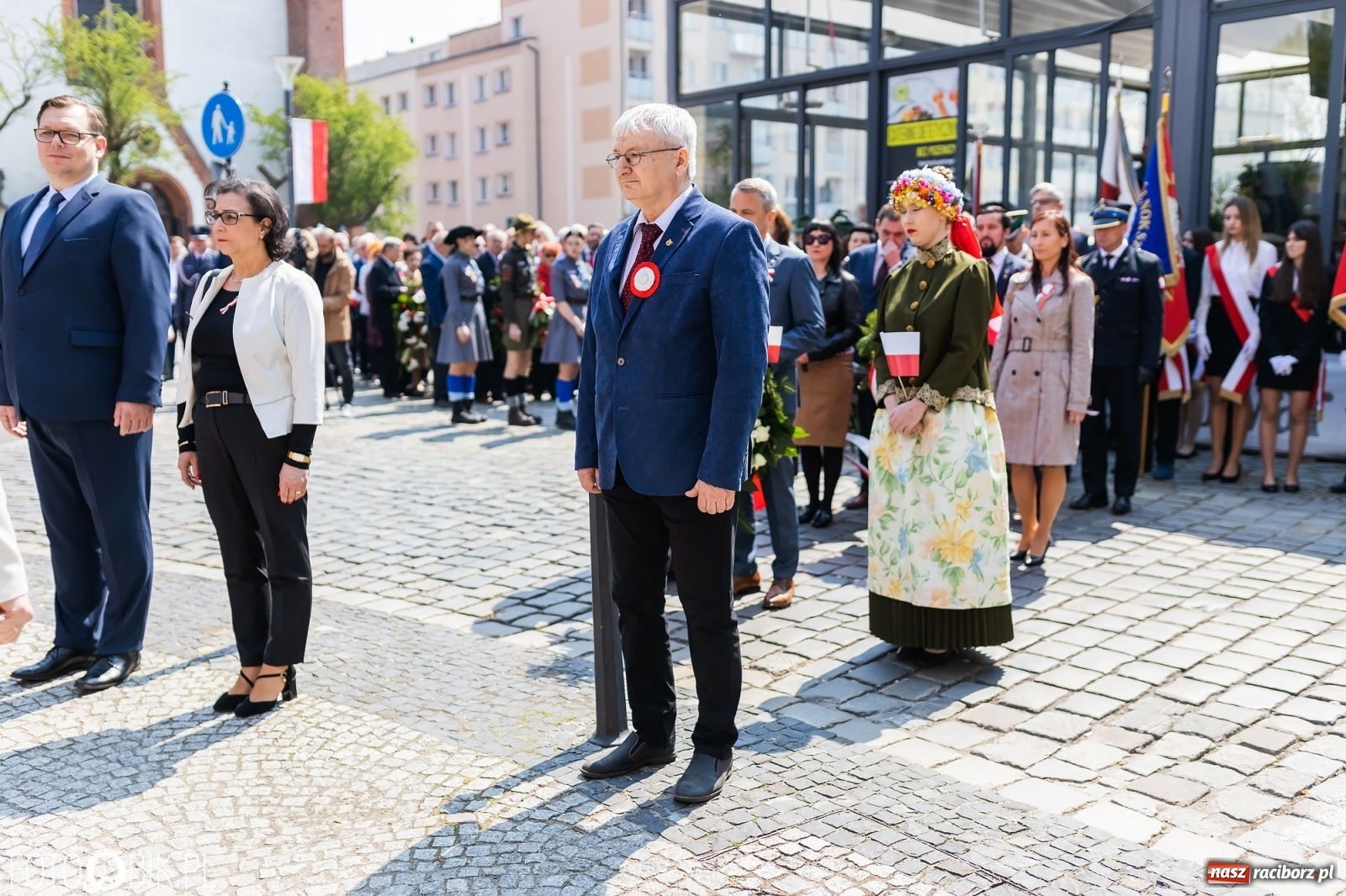 Zdjęcie w galerii na portalu naszraciborz.pl: Raciborskie obchody Święta Trzeciego Maja [FOTO i WIDEO] wiadomości z regionu