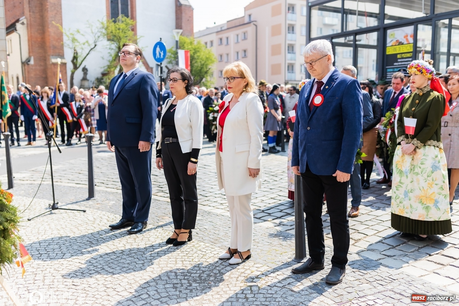 Zdjęcie w galerii na portalu naszraciborz.pl: Raciborskie obchody Święta Trzeciego Maja [FOTO i WIDEO] wiadomości z regionu