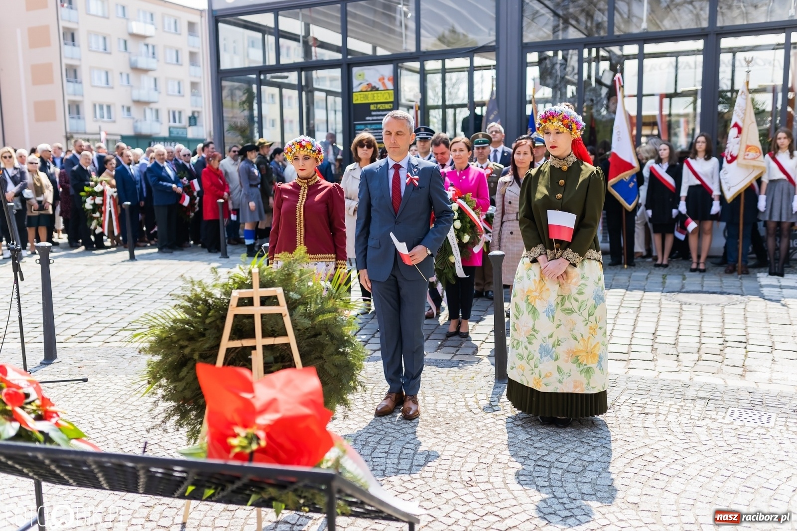 Zdjęcie w galerii na portalu naszraciborz.pl: Raciborskie obchody Święta Trzeciego Maja [FOTO i WIDEO] wiadomości z regionu