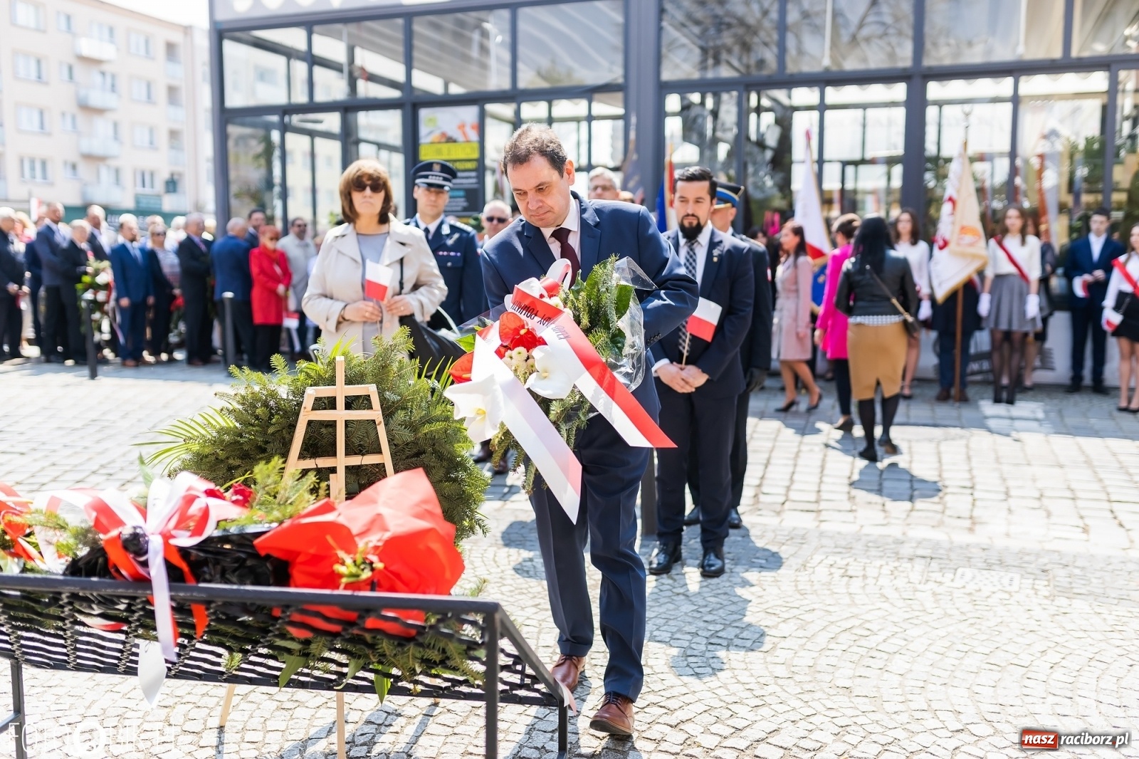 Zdjęcie w galerii na portalu naszraciborz.pl: Raciborskie obchody Święta Trzeciego Maja [FOTO i WIDEO] wiadomości z regionu