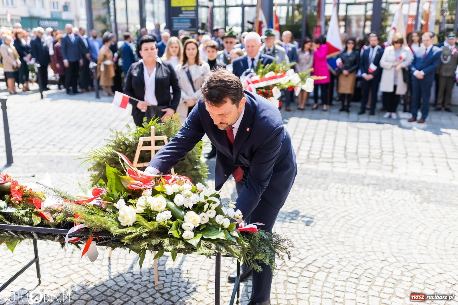 Zdjęcie w galerii na portalu naszraciborz.pl: Raciborskie obchody Święta Trzeciego Maja [FOTO i WIDEO] wiadomości z regionu