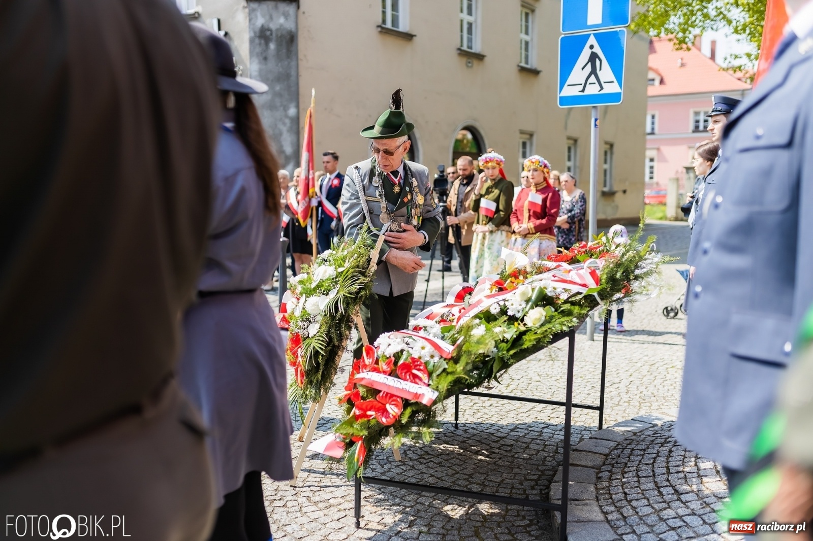 Zdjęcie w galerii na portalu naszraciborz.pl: Raciborskie obchody Święta Trzeciego Maja [FOTO i WIDEO] wiadomości z regionu