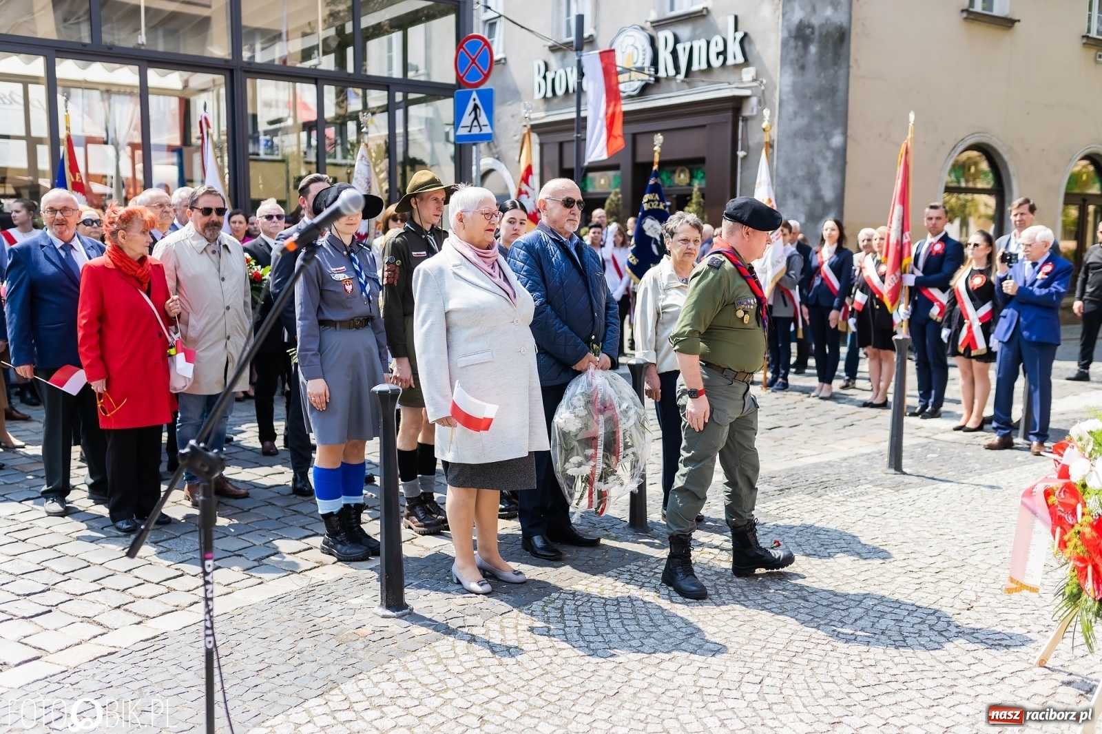 Zdjęcie w galerii na portalu naszraciborz.pl: Raciborskie obchody Święta Trzeciego Maja [FOTO i WIDEO] wiadomości z regionu