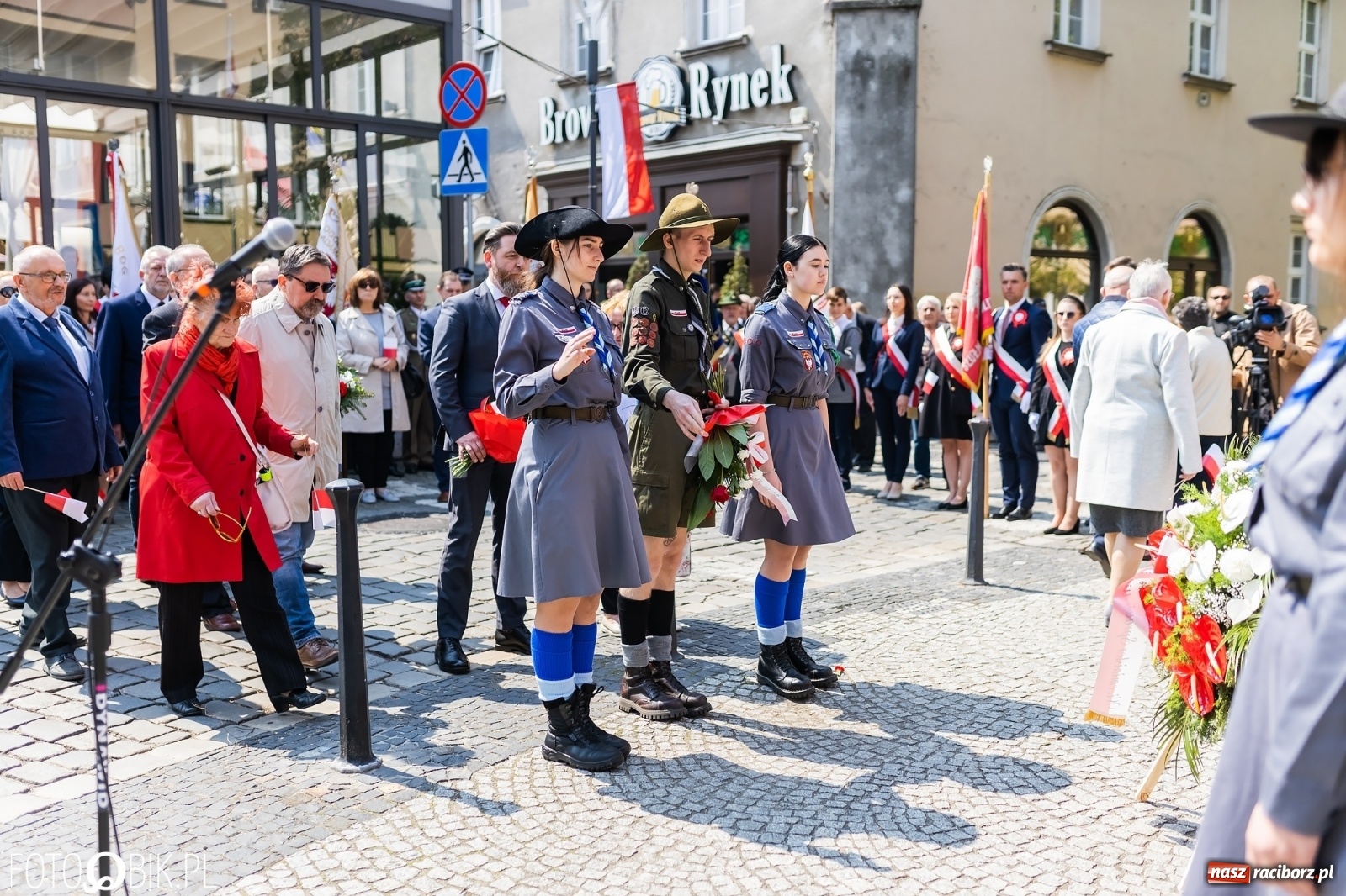 Zdjęcie w galerii na portalu naszraciborz.pl: Raciborskie obchody Święta Trzeciego Maja [FOTO i WIDEO] wiadomości z regionu