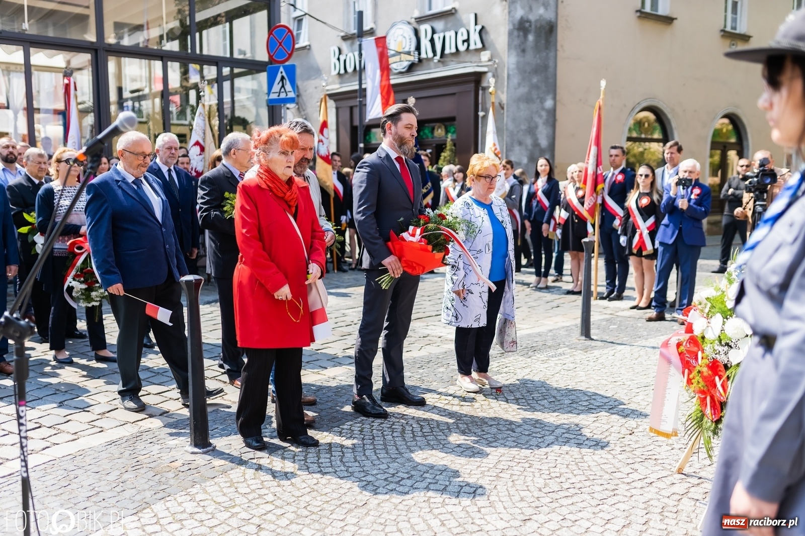Zdjęcie w galerii na portalu naszraciborz.pl: Raciborskie obchody Święta Trzeciego Maja [FOTO i WIDEO] wiadomości z regionu