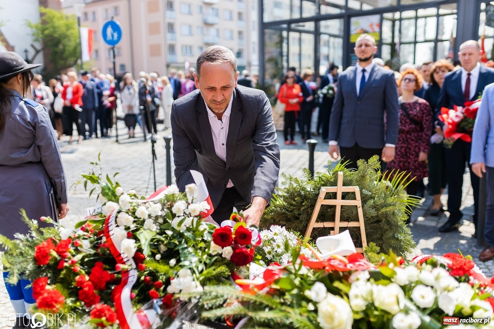 Zdjęcie w galerii na portalu naszraciborz.pl: Raciborskie obchody Święta Trzeciego Maja [FOTO i WIDEO] wiadomości z regionu