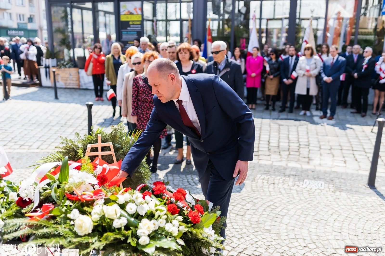Zdjęcie w galerii na portalu naszraciborz.pl: Raciborskie obchody Święta Trzeciego Maja [FOTO i WIDEO] wiadomości z regionu