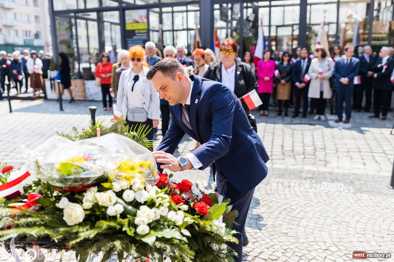 Zdjęcie w galerii na portalu naszraciborz.pl: Raciborskie obchody Święta Trzeciego Maja [FOTO i WIDEO] wiadomości z regionu
