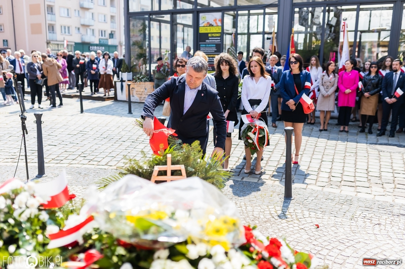 Zdjęcie w galerii na portalu naszraciborz.pl: Raciborskie obchody Święta Trzeciego Maja [FOTO i WIDEO] wiadomości z regionu