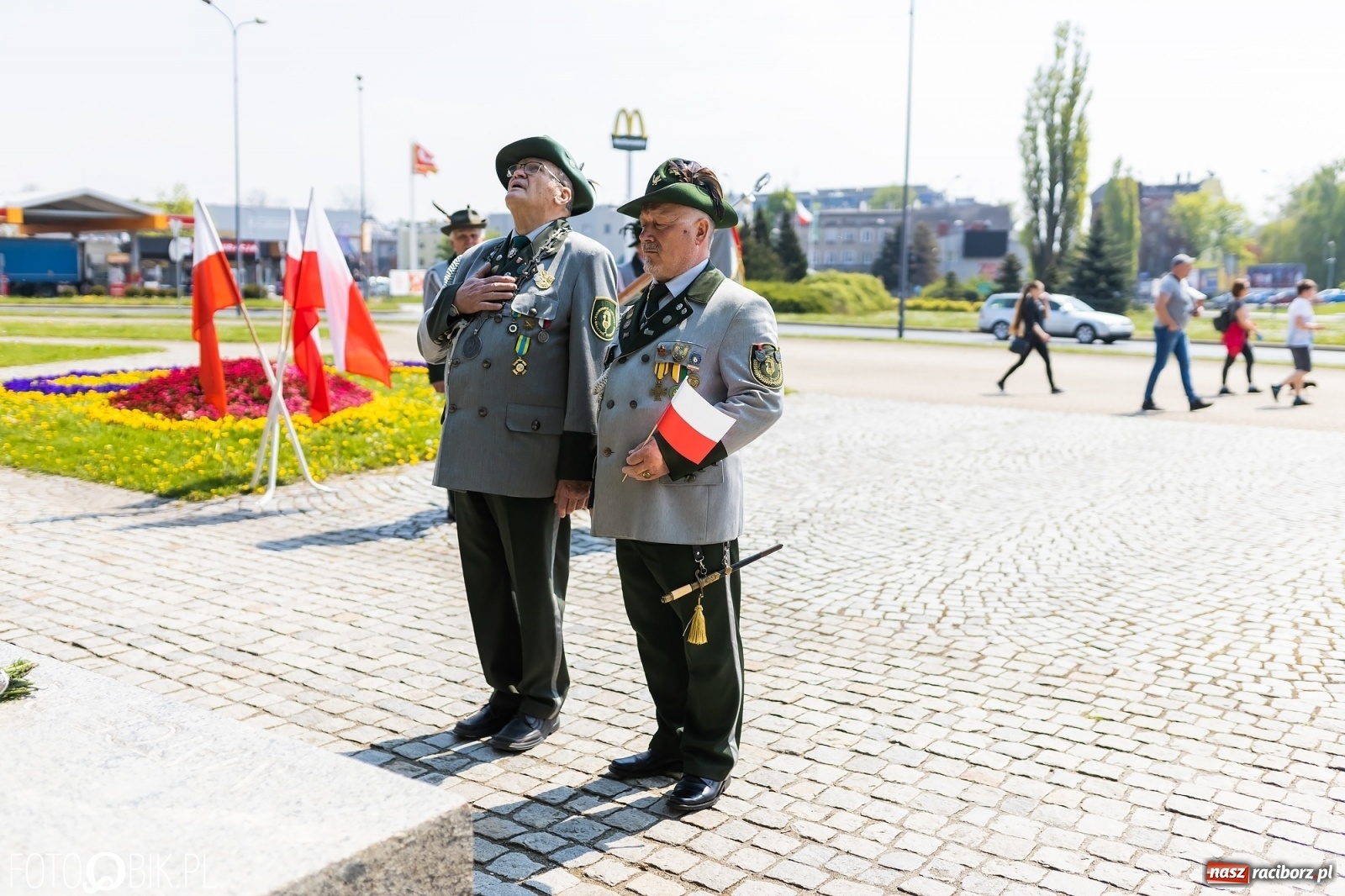 Zdjęcie w galerii na portalu naszraciborz.pl: Raciborskie obchody Święta Trzeciego Maja [FOTO i WIDEO] wiadomości z regionu