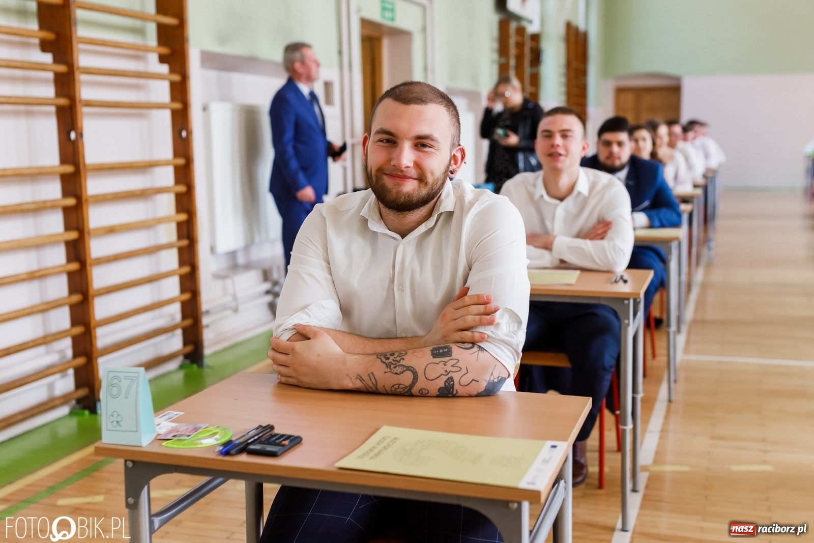 Zdjęcie w galerii na portalu naszraciborz.pl: Dla maturzystów to chwila prawdy. Dziś egzamin z matematyki [CKZiU nr 1] wiadomości z regionu
