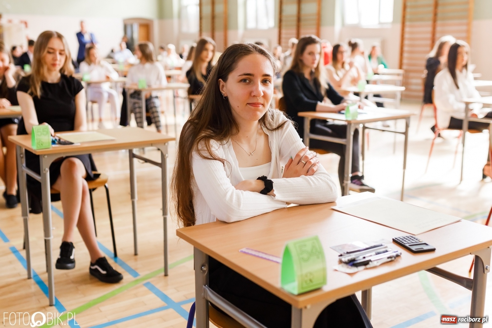 Zdjęcie w galerii na portalu naszraciborz.pl: Dla maturzystów to chwila prawdy. Dziś egzamin z matematyki [CKZiU nr 1] wiadomości z regionu