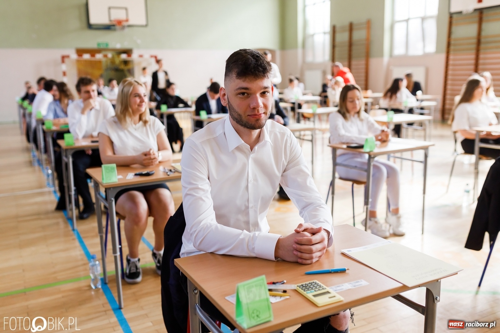 Zdjęcie w galerii na portalu naszraciborz.pl: Dla maturzystów to chwila prawdy. Dziś egzamin z matematyki [CKZiU nr 1] wiadomości z regionu
