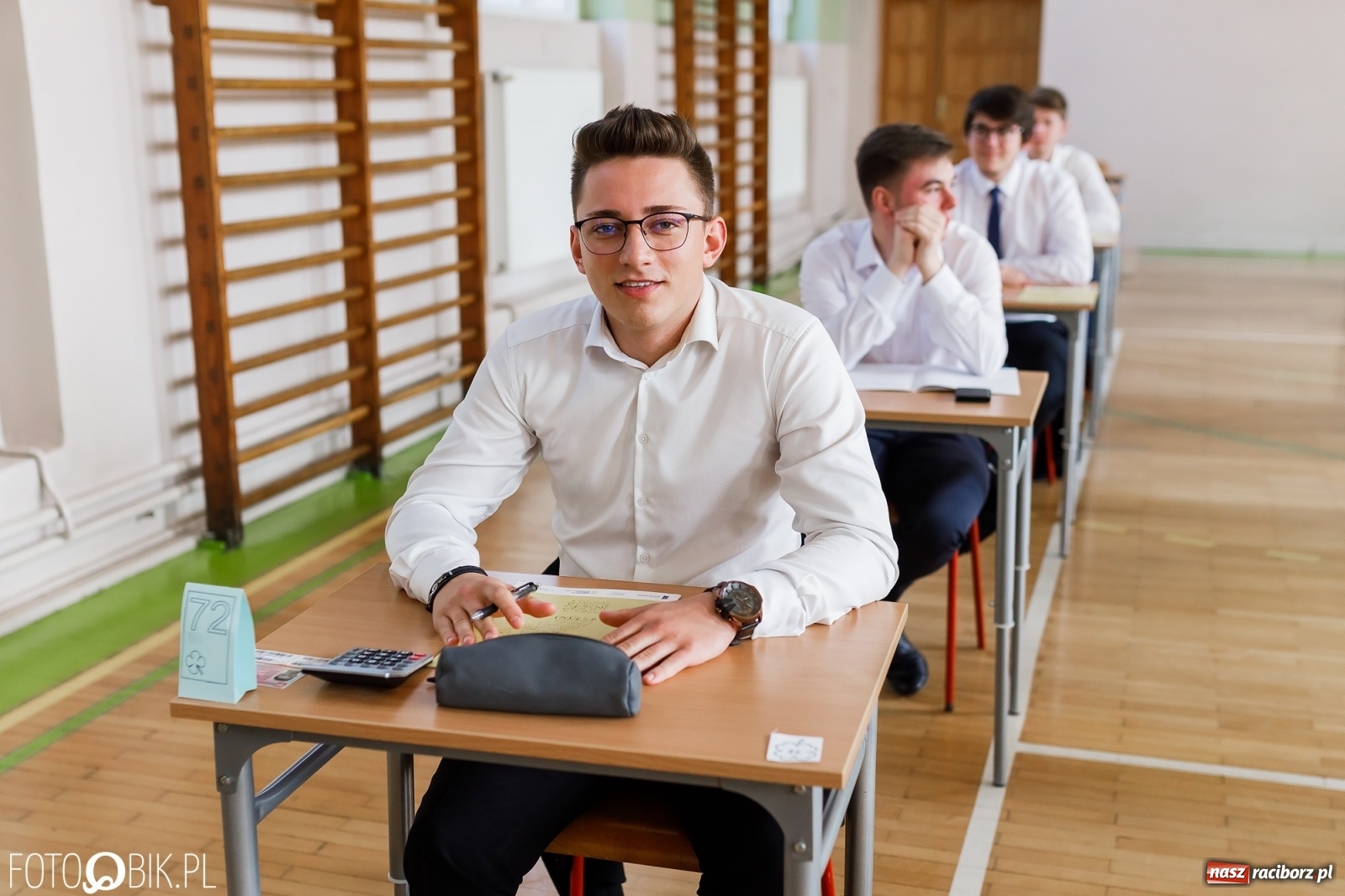 Zdjęcie w galerii na portalu naszraciborz.pl: Dla maturzystów to chwila prawdy. Dziś egzamin z matematyki [CKZiU nr 1] wiadomości z regionu