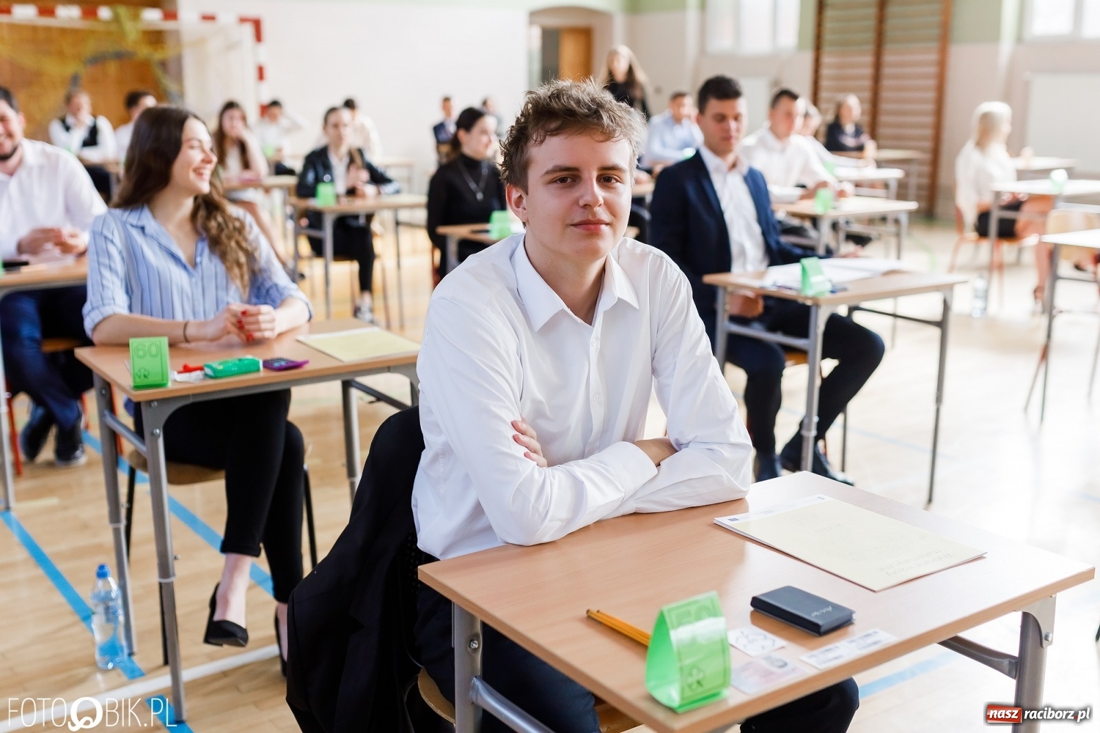 Zdjęcie w galerii na portalu naszraciborz.pl: Dla maturzystów to chwila prawdy. Dziś egzamin z matematyki [CKZiU nr 1] wiadomości z regionu