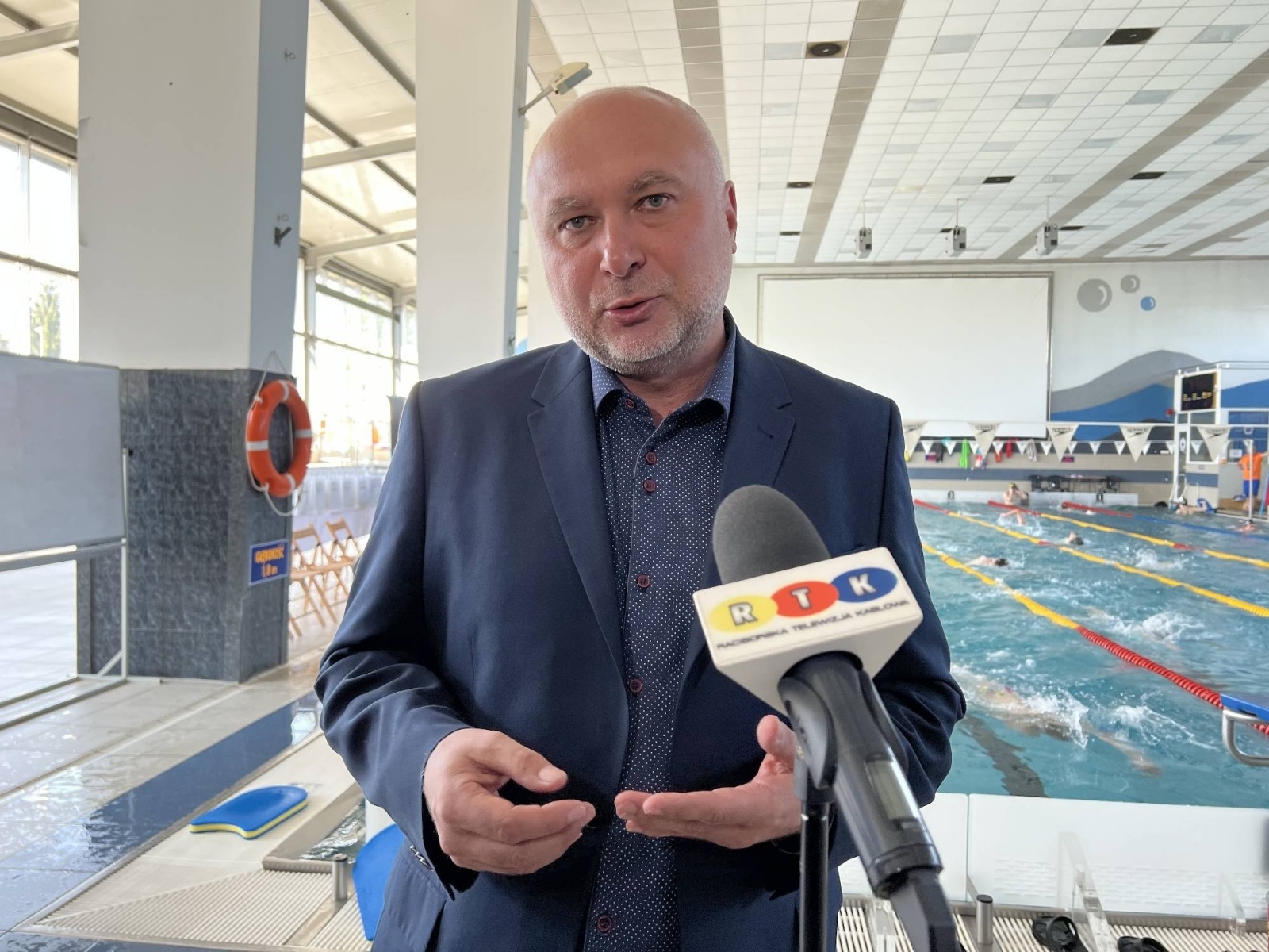 Zdjęcie w galerii na portalu naszraciborz.pl: Ponad trzydziestu pływaków z Ukrainy trenuje już w Raciborzu wiadomości z regionu