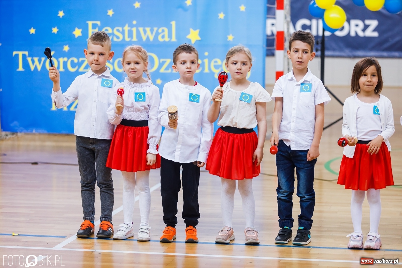 Zdjęcie w galerii na portalu naszraciborz.pl: Festiwal Twórczości Dziecięcej w Arenie Rafako wiadomości z regionu