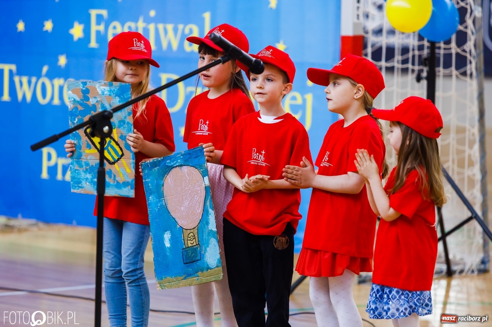 Zdjęcie w galerii na portalu naszraciborz.pl: Festiwal Twórczości Dziecięcej w Arenie Rafako wiadomości z regionu