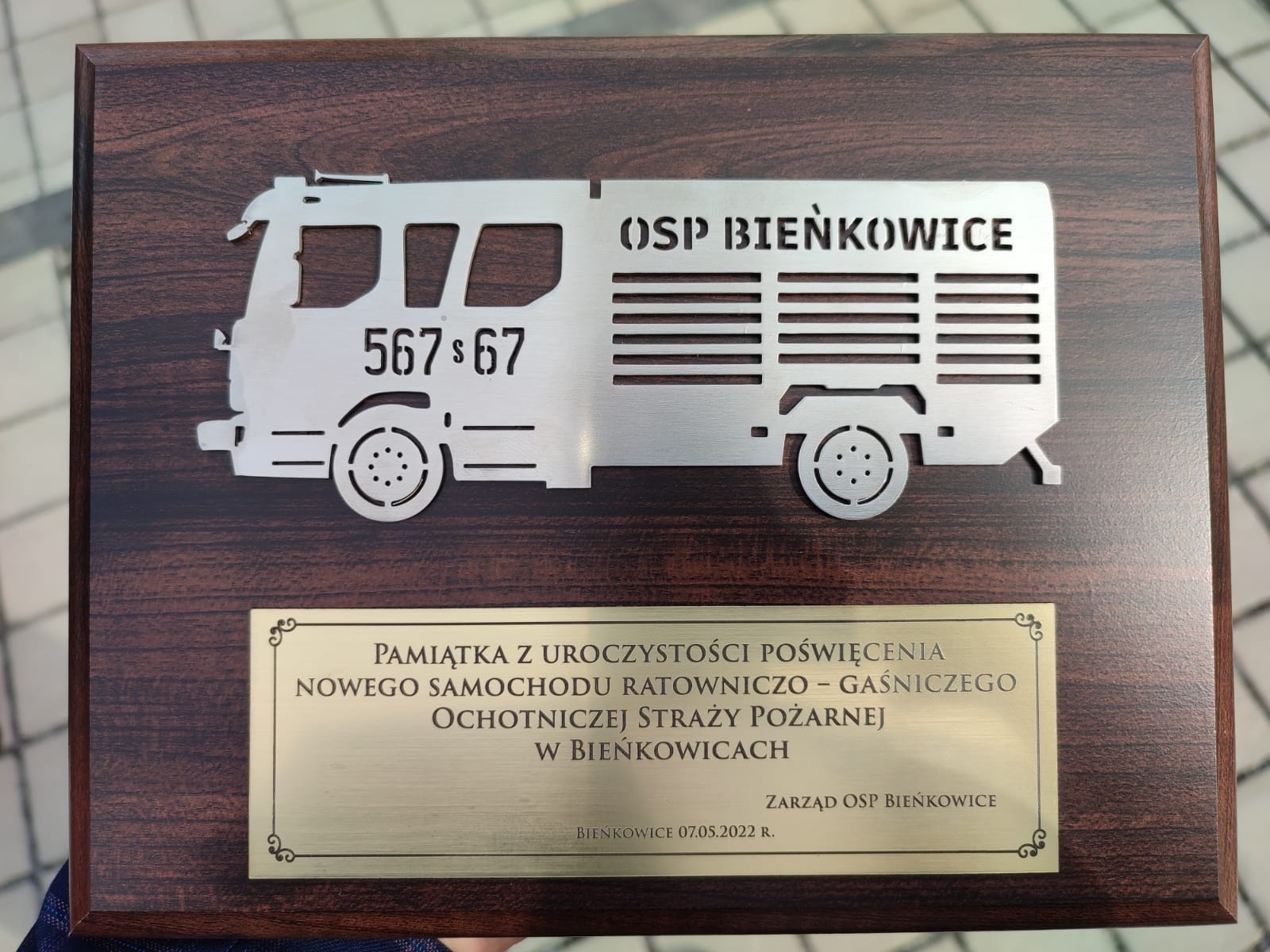 Zdjęcie w galerii na portalu naszraciborz.pl: Strażacki capstrzyk i poświęcenie wozu w Bieńkowicach wiadomości z regionu