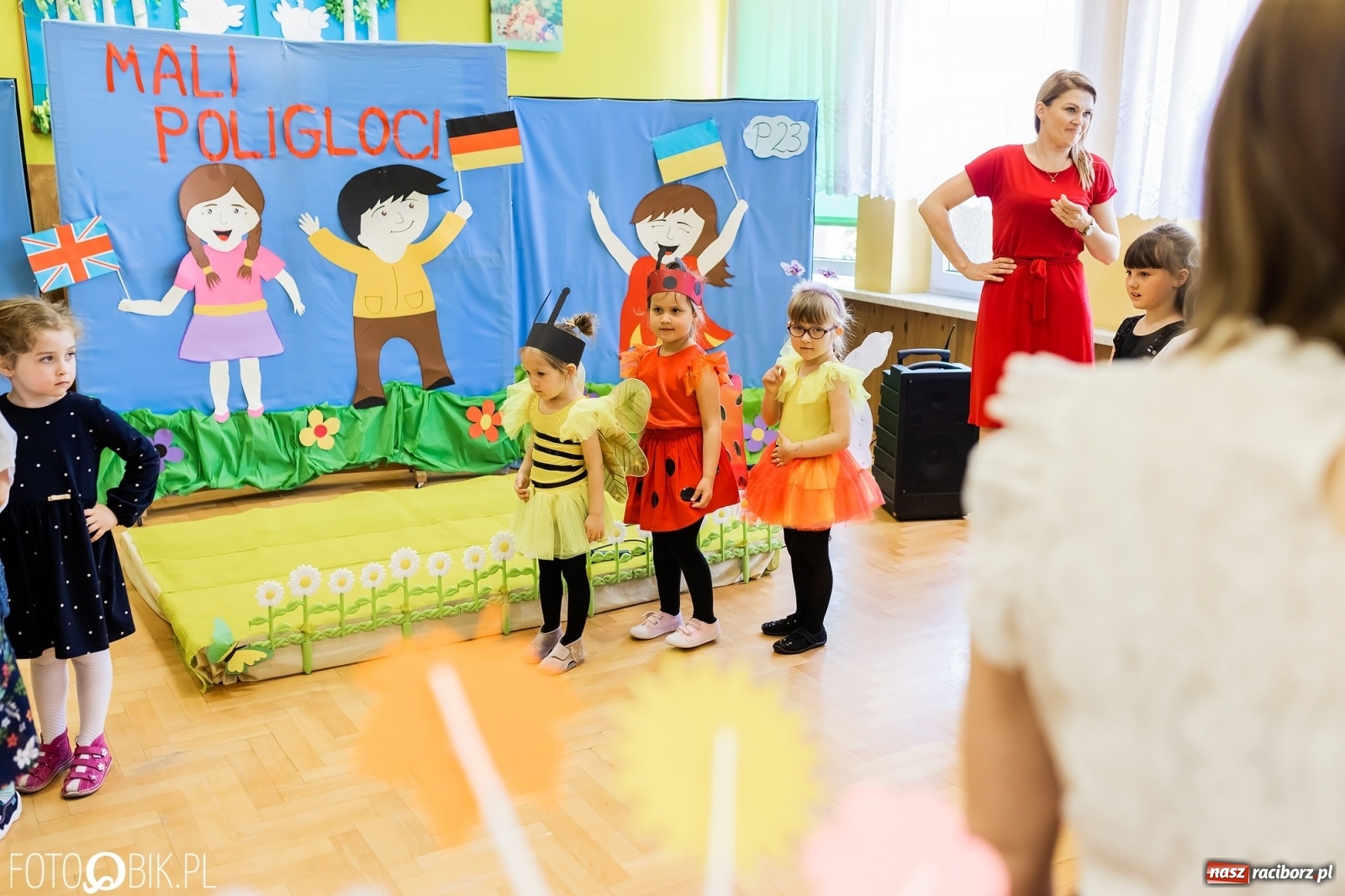 Zdjęcie w galerii na portalu naszraciborz.pl: Mali Poligloci w Przedszkolu nr 11 wiadomości z regionu
