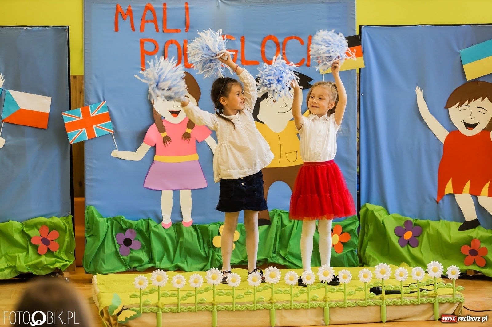 Zdjęcie w galerii na portalu naszraciborz.pl: Mali Poligloci w Przedszkolu nr 11 wiadomości z regionu