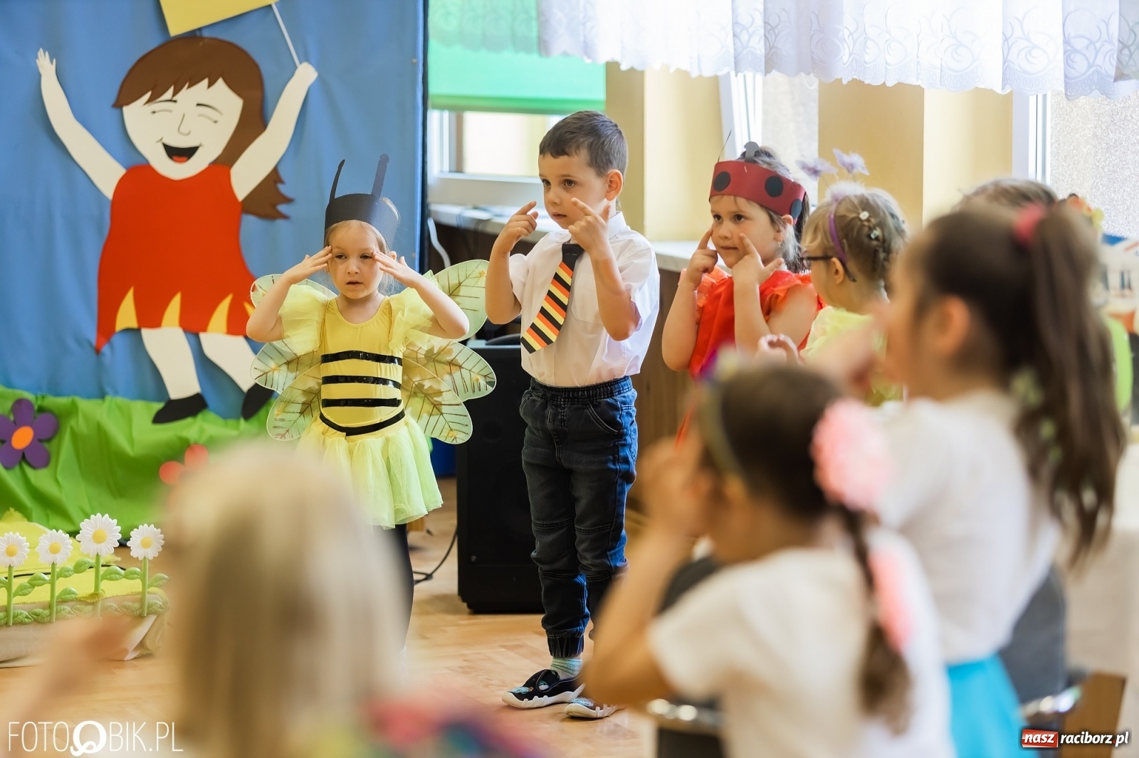 Zdjęcie w galerii na portalu naszraciborz.pl: Mali Poligloci w Przedszkolu nr 11 wiadomości z regionu